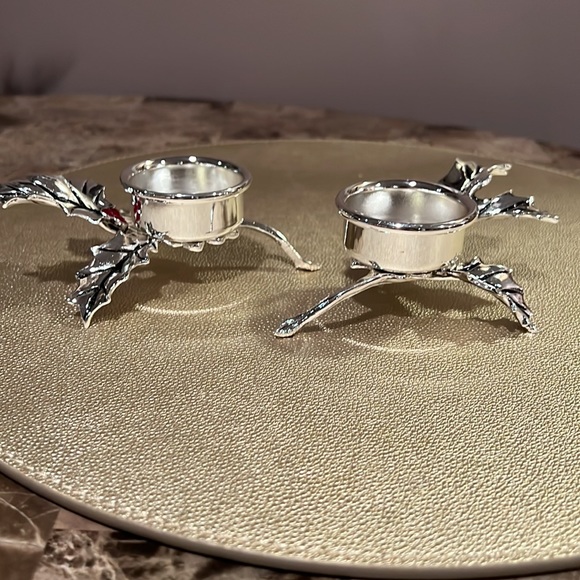 Holiday Tealight Holders Set/2 - Picture 6 of 7